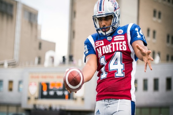 Boris Bede en action au Stade Percival-Molson