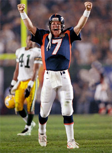 John Elway gagne son 1er Super Bowl