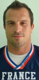 Cdric Cotar, capitaine et Linebacker