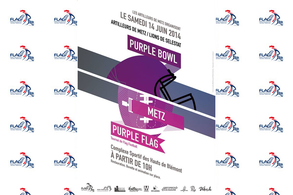 L'affiche du Purple Bowl/Purple Flag