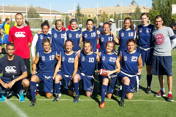 L'équipe de France féminine de Flag 2015