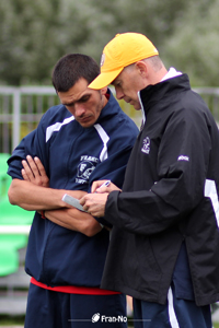 Les coachs Sylvain Guyot et Lionel Friederich