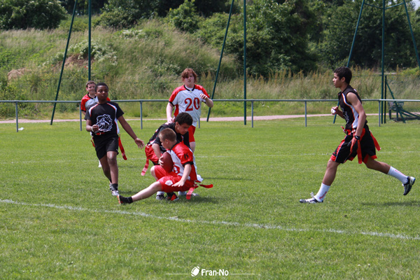 Les Diables Rouges face  la dfense des Molosses