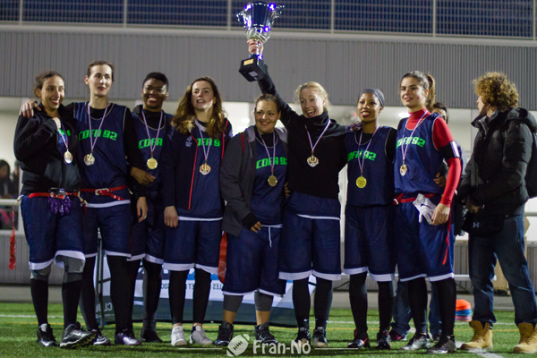 Les Redlips d'Asnières, vainqueures de la Coupe de France féminine 2016