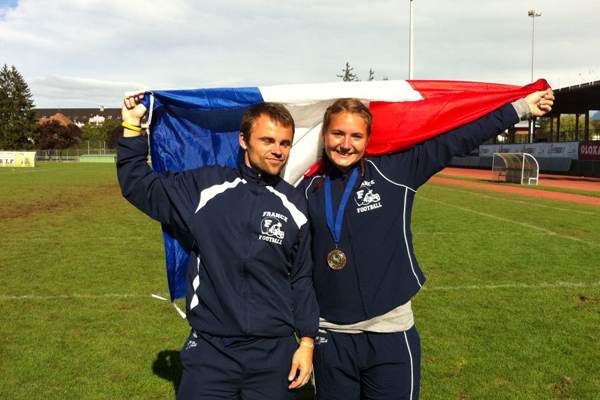 Thibault et Clestine, aprs l'Euro  Thonon-les-Bains en 2011