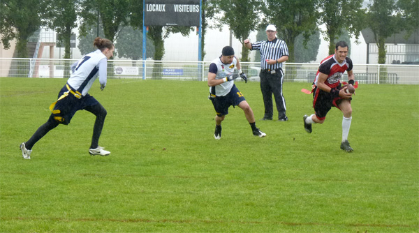 Boomer inscrit un touchdown dcisif sur cette course