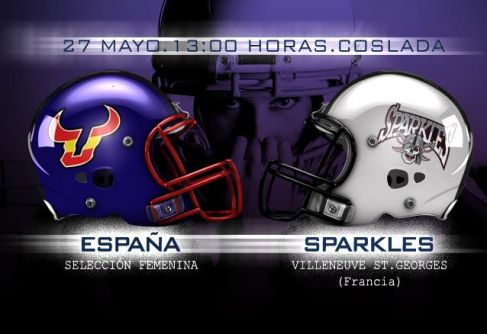 La selection espagnole contre les Sparkles