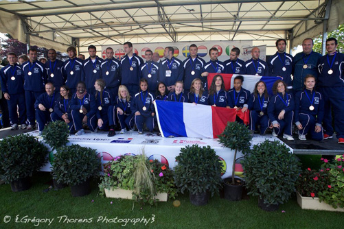 Les quipes de France, mdailles de bronze au championnat d'Europe 2011  Thonon