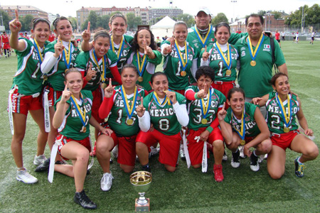 Les Mexicaines, Championnes du Monde 2012 de Flag