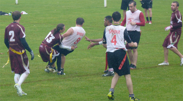 Les Sphinx inscrivent le touchdown de la victoire