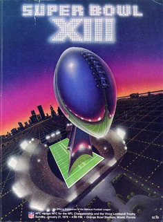 Le programme du Super Bowl XIII