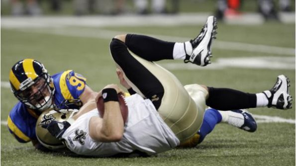 Brees sack par Long