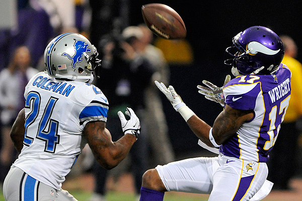 Jarius Wright capte son 1er TD NFL