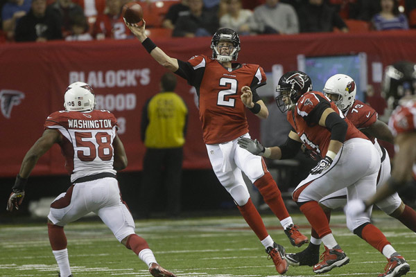 Matt Ryan : un record de 5 int. en carrière