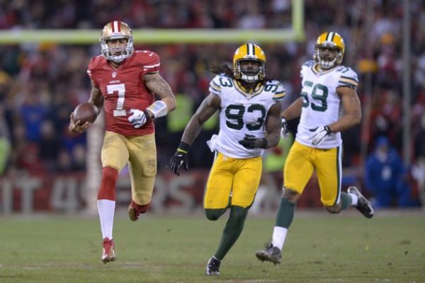 Kaepernick inscrit un TD dans le 3ème quart-temps