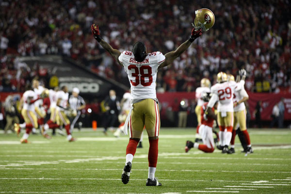 Dashon Goldson et les Niners vont au <a href='/superbowl'>Super Bowl</a> !