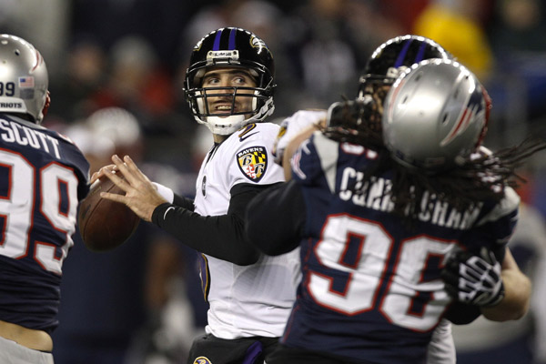 Joe Flacco 3 TD en 10 minutes en 2ème mi-temps