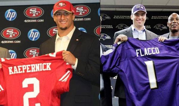 Kaepernick et Flacco