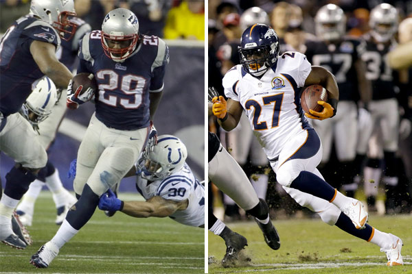 LeGarrette Blount vs Knowshon Moreno