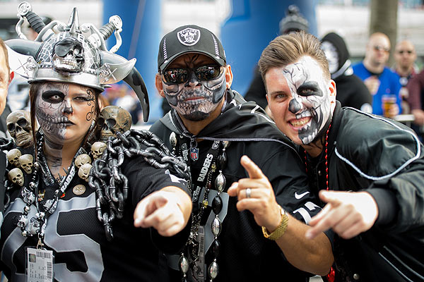 Les fans des Raiders sont  fond !