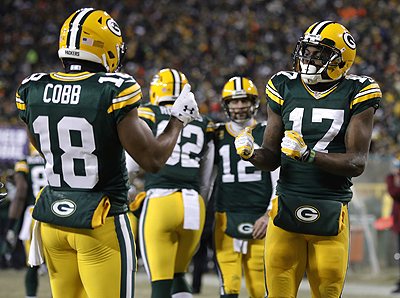 Davante Adams et Randall Cobb