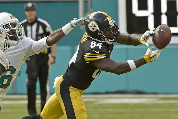 Antonio Brown a été décisif d'entrée pour Pittsburgh.