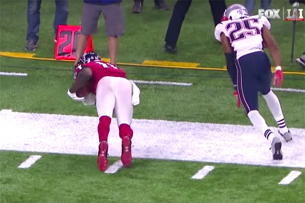 Julio Jones russit la plus belle rception du match