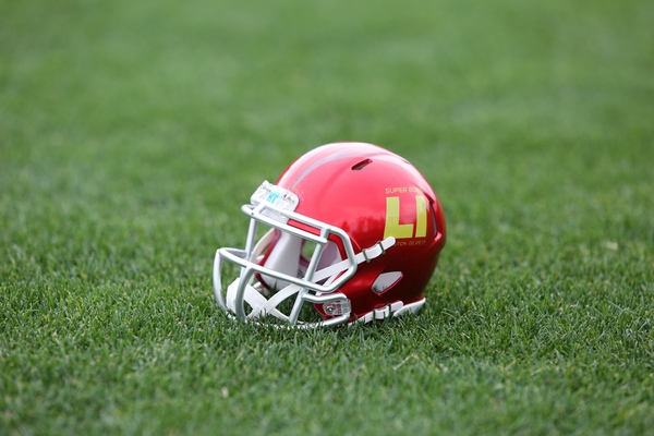 Superbowl LI helmet tee box