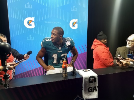 Nelson Agholor a pris du plaisir durant cette rencontre !