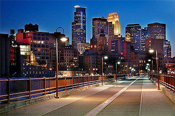 Minneapolis by night