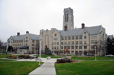 Le campus de l'universit deToledo dans l'Ohio