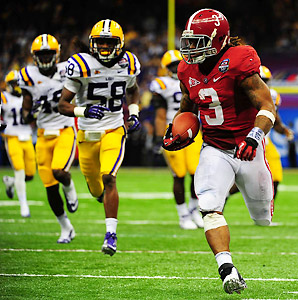 Trend Richardson scorant le seul TD du match