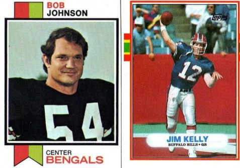 Bob Johnson (54) et Jim Kelly (12)