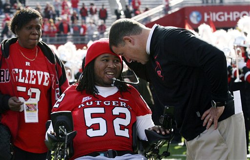 Eric LeGrand et Greg Schiano