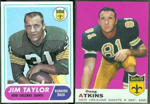 Jim Taylor (31) et Doug Atkins (81)
