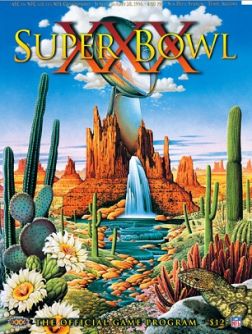 Le programme du Superbowl XXX