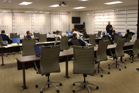 La Draft Room Centre Nevralgique De Chaque Equipe