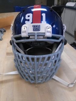 La grille de Justin Tuck.