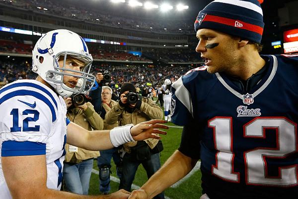 Luck face à Brady