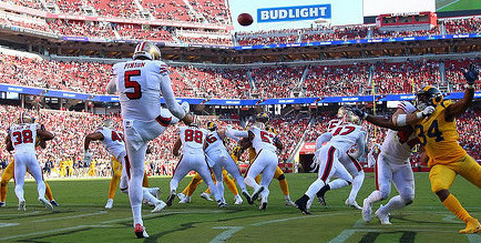 Punt pour les Niners