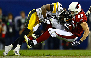 Ryan Clark en action