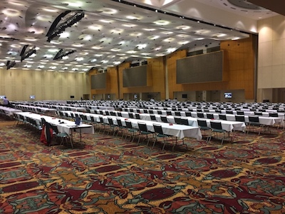 Salle mdia du NFL Combine