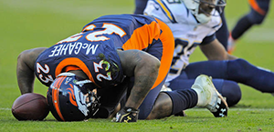 Willis McGahee bless face a SanDiego