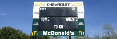 Un scoreboard rutilant