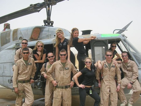 Lors d'une tourne en Iraq