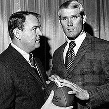 Chuck Noll et Terry Bradshaw