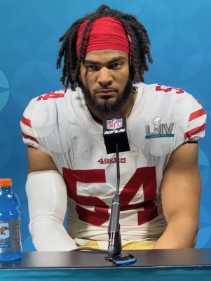 Mine des mauvais jours pour Fred Warner aprs la dfaite des 49ers au Super Bowl LIV