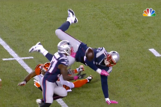 Jamie Collins commet le fumble  son tour