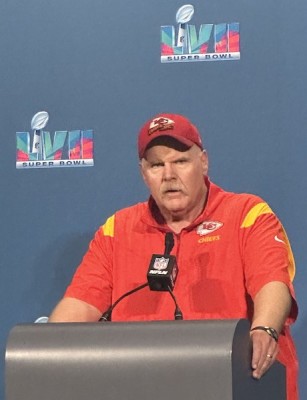 Andy Reid au Super Bowl LVII