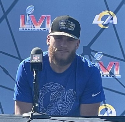 Cooper Kupp au Super Bowl LVI